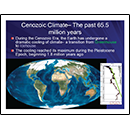 Cenozoic Climate - The past 65.5 million years