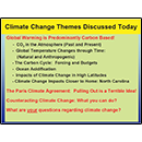 Climate Change Themes Discussed Today