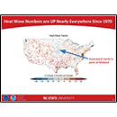 Heat Wave Numbers are UP Nearly Everywhere Since 1970.