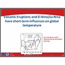 Volcanic Eruptions and El Nino/La Nina have short-term influences on global temperature