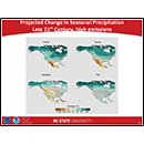 Projected Change in Seasonal Precipitation late 21<sup>st</sup> Century, high emissions